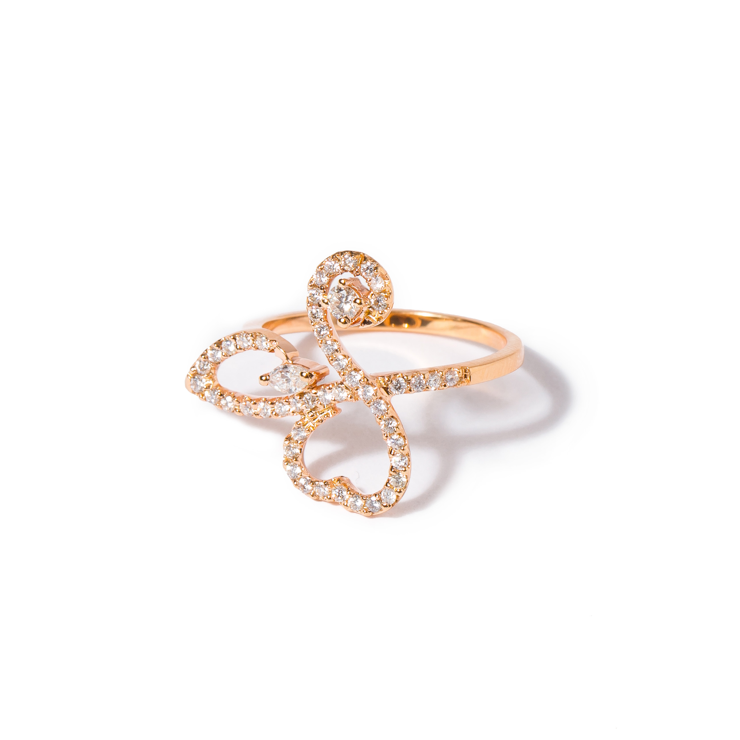 Twirly Diamond Ring – Sarah Abaza Jewelry